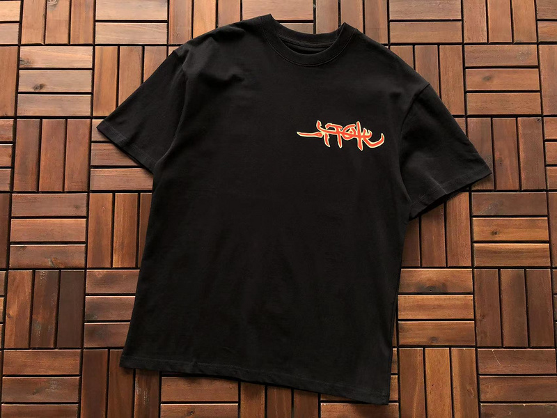 Футболка Cactus Jack Merch Book Decorated By Patterns "Black" фото № 2