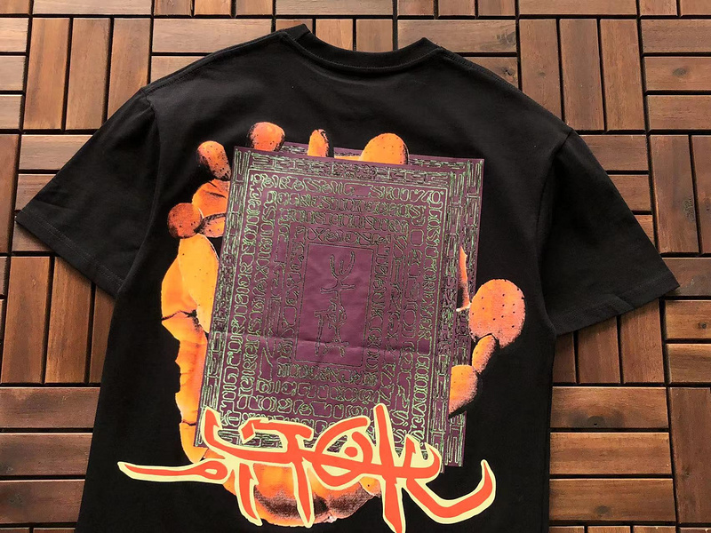 Футболка Cactus Jack Merch Book Decorated By Patterns "Black" фото № 5