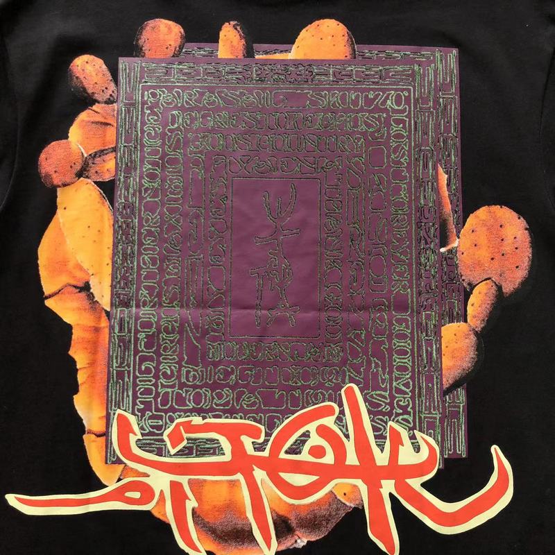 Футболка Cactus Jack Merch Book Decorated By Patterns "Black" фото № 6