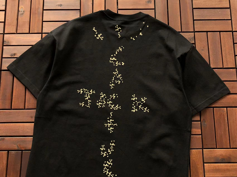 Футболка Cactus Jack Merch Big Logo From Dots "Black" фото № 4