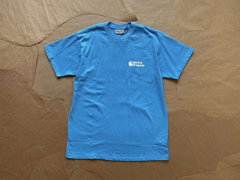 Футболка Carhartt Work In Progress "Blue/White" фото № 2