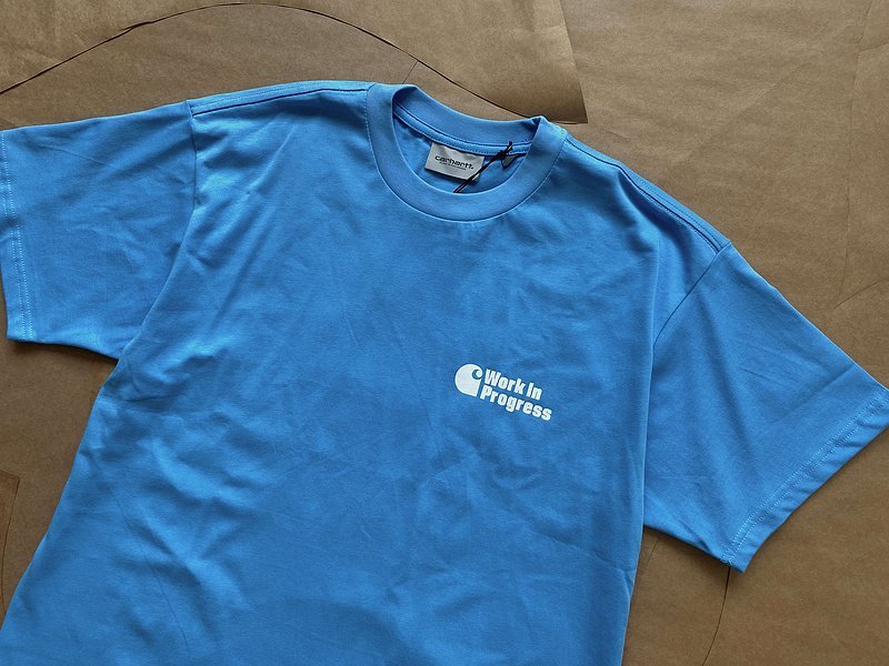 Футболка Carhartt Work In Progress "Blue/White" фото № 3