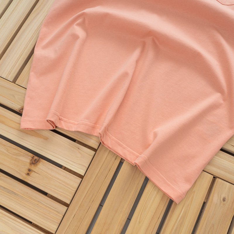 Футболка Carhartt With A Small Logo On The Pocket "Peach" фото № 5