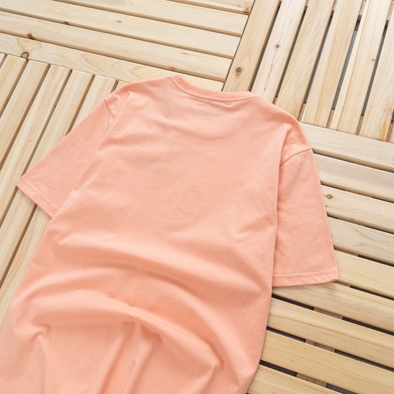Футболка Carhartt With A Small Logo On The Pocket "Peach" фото № 9