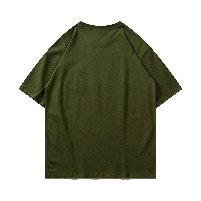 Футболка Carhartt Cotton With A Logo On The Pocket "Olive" фото № 2