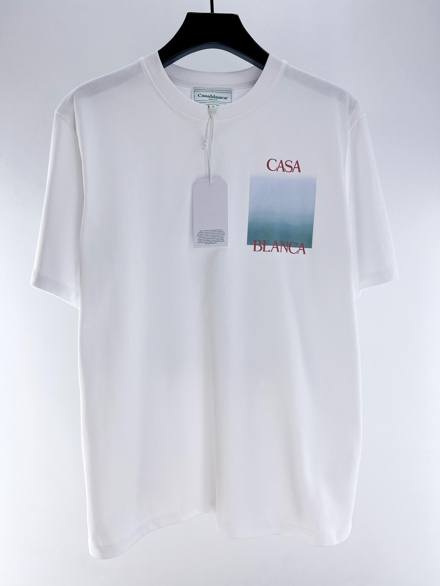 Футболка Casablanca Atributs And Logos Of Casablanca "White" фото № 8