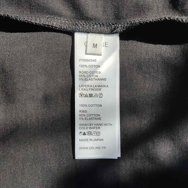 Футболка Celine Base With Logo "Black" фото № 8