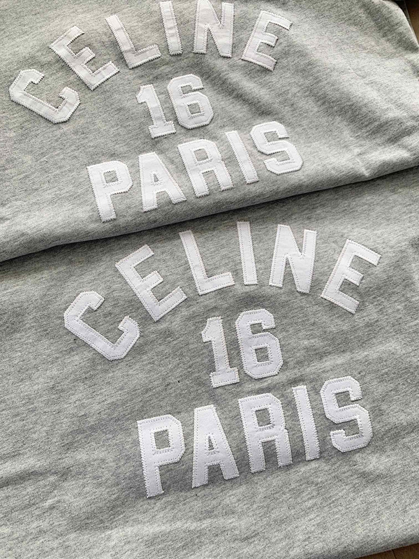 Футболка Celine Short Sleeve "Grey" фото № 4