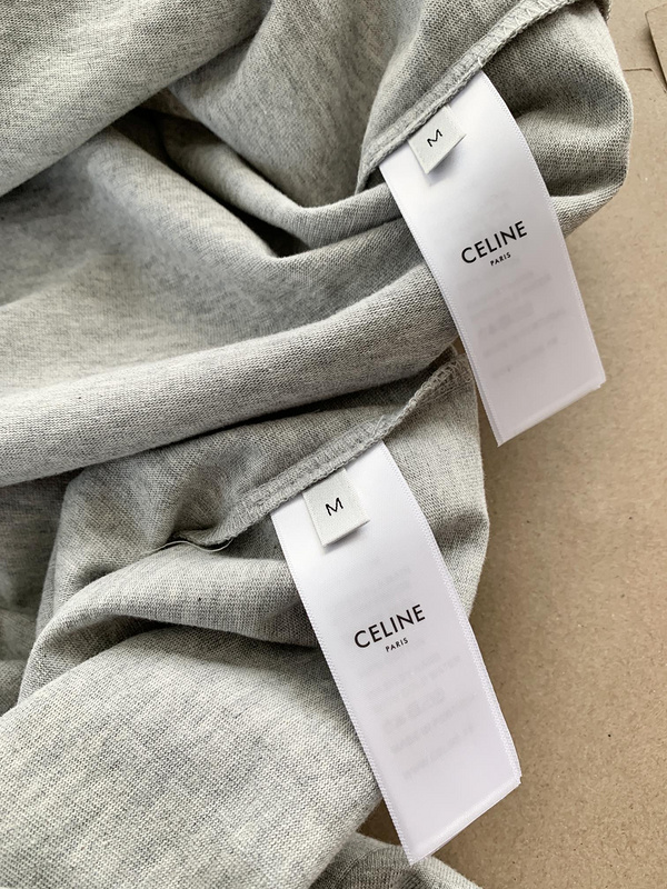 Футболка Celine Short Sleeve "Grey" фото № 6