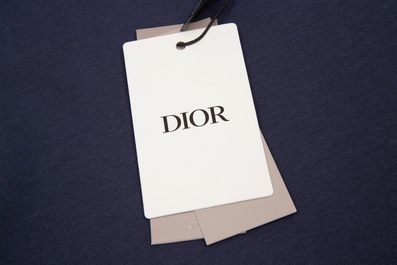 Футболка Christian Dior With The Name Of The Designer "Blue" фото № 7