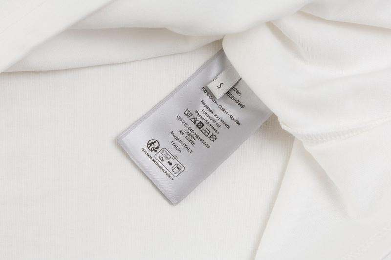 Футболка Christian Dior Contrast Logo Atelier Rue De Marignan "White" фото № 5