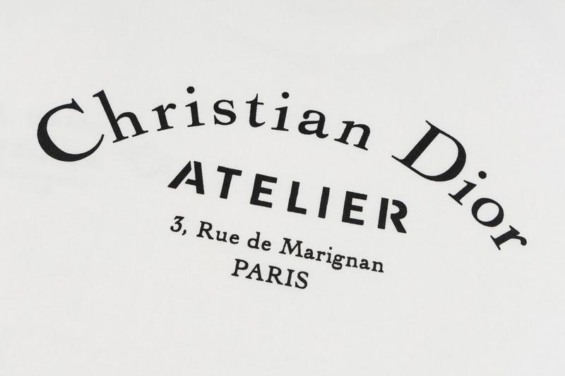 Футболка Christian Dior Contrast Logo Atelier Rue De Marignan "White" фото № 2