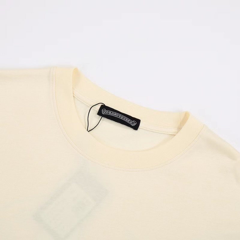 Футболка Chrome Hearts With Bright Logo "Beige" фото № 6