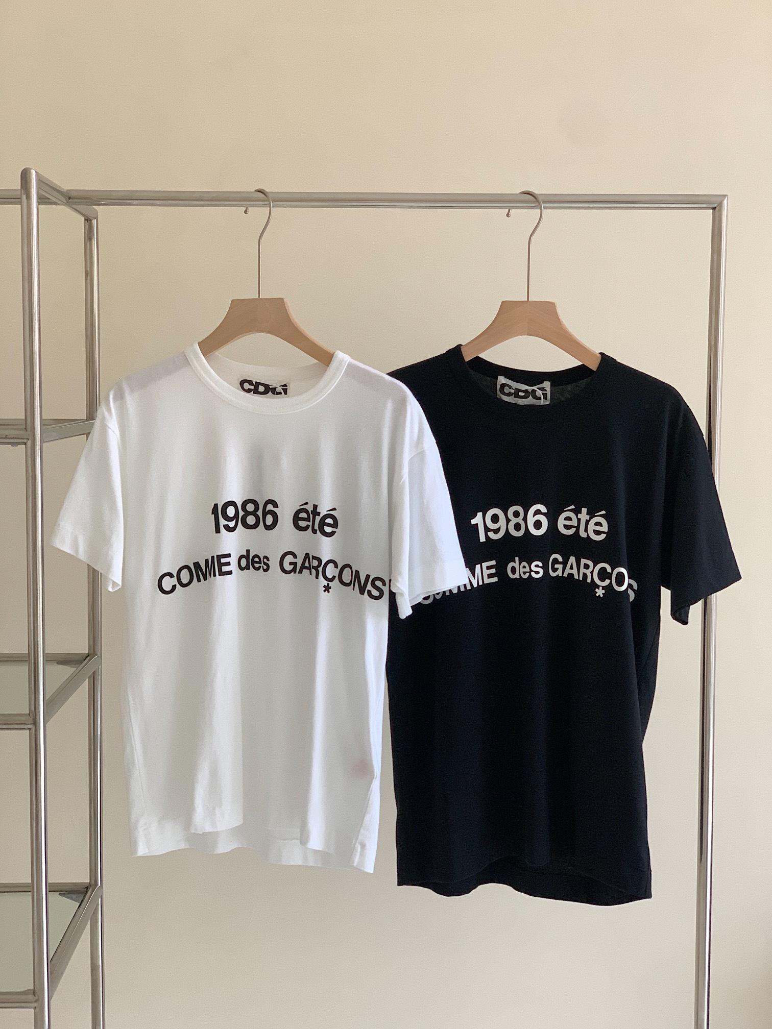 Футболка Comme des Garçons Play 1986 Print "Black" фото № 4