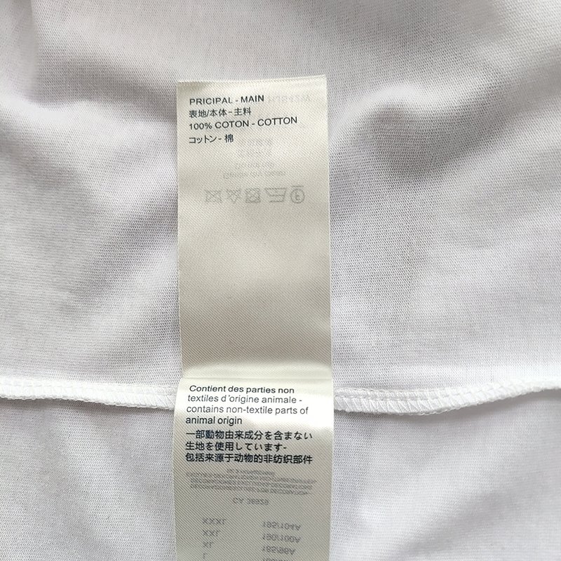 Футболка Dior With Text Print "White" фото № 2