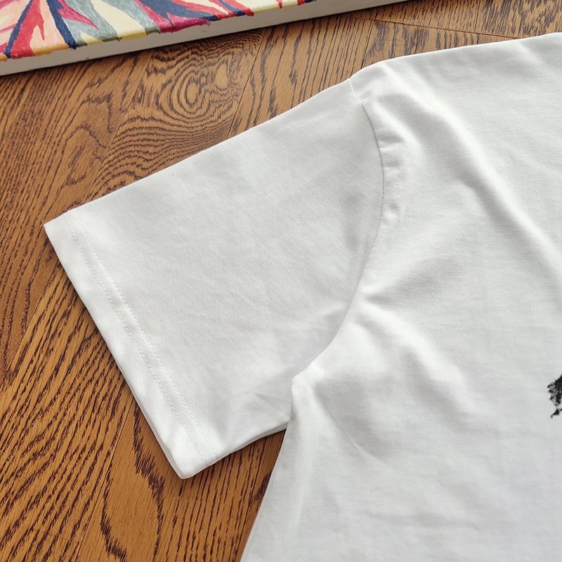 Футболка Dior With Text Print "White" фото № 5