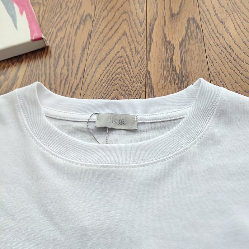Футболка Dior With Text Print "White" фото № 8
