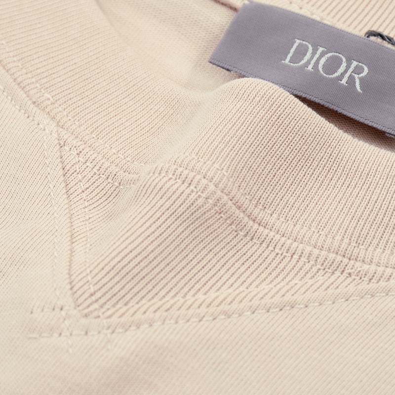 Футболка Dior Emblem With Data "Cream" фото № 3
