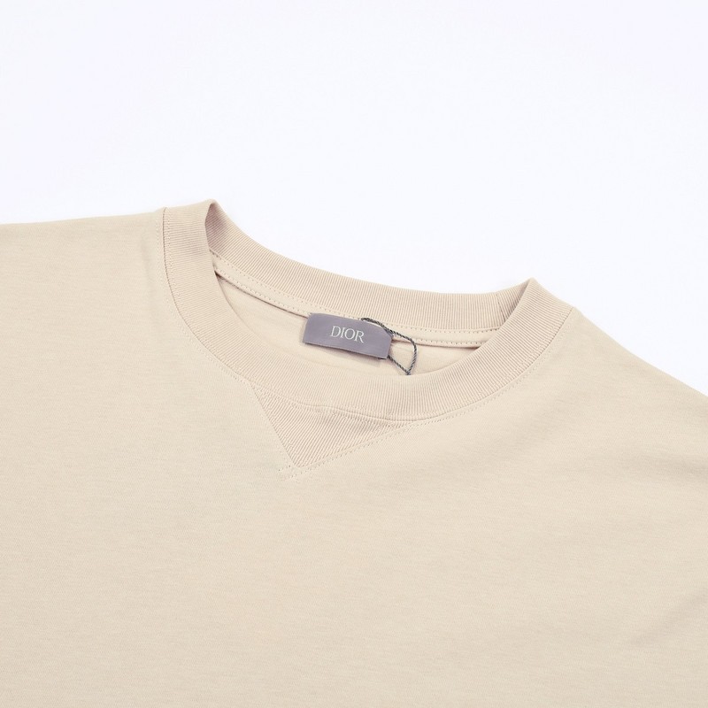 Футболка Dior Emblem With Data "Cream" фото № 5