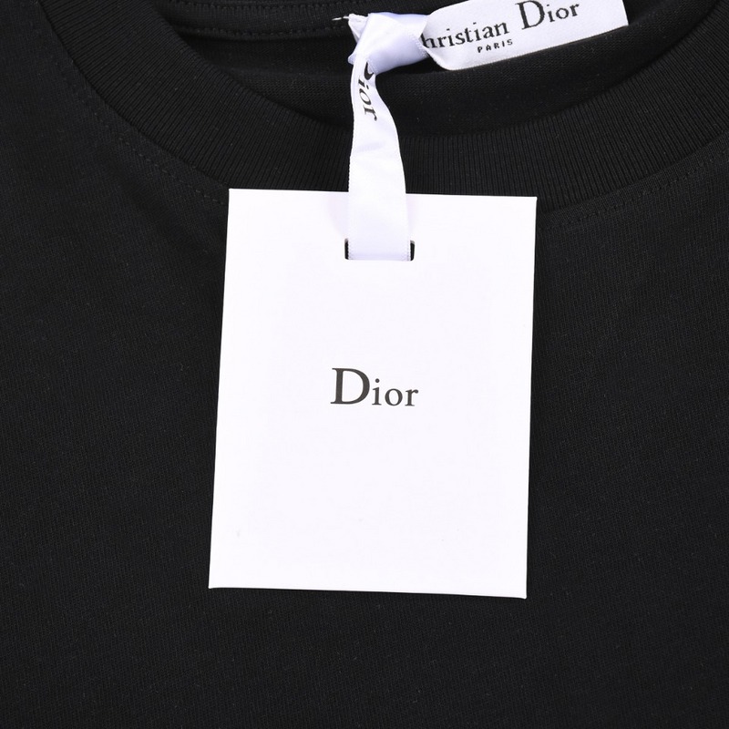 Футболка Dior Landscape In The Logo "Black" фото № 2