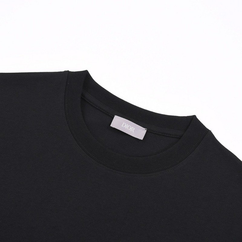 Футболка Dior Inscriptions "Black" фото № 8