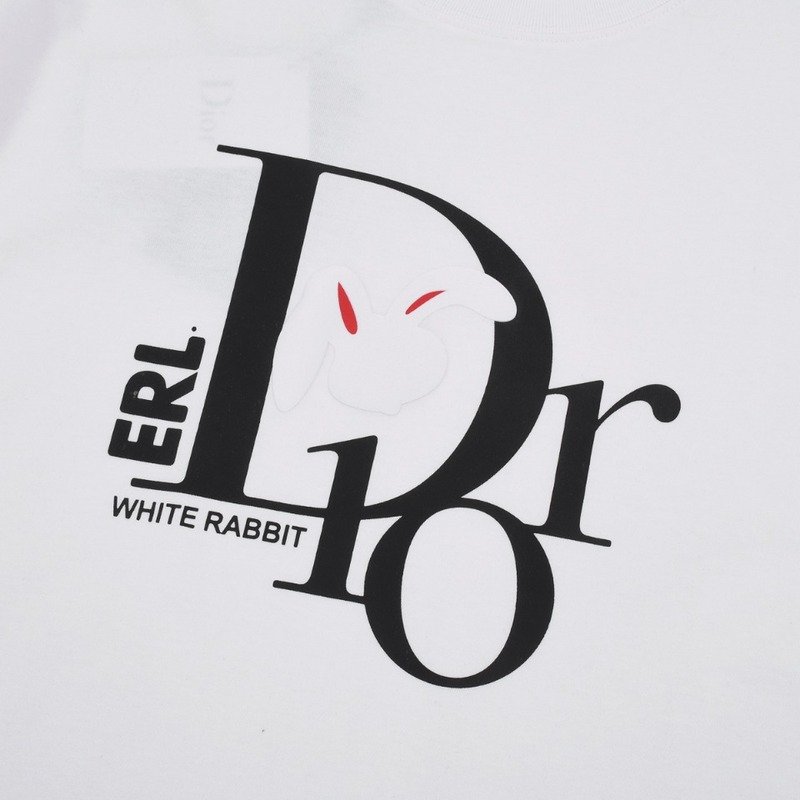 Футболка Dior White Rabbit "White" фото № 8