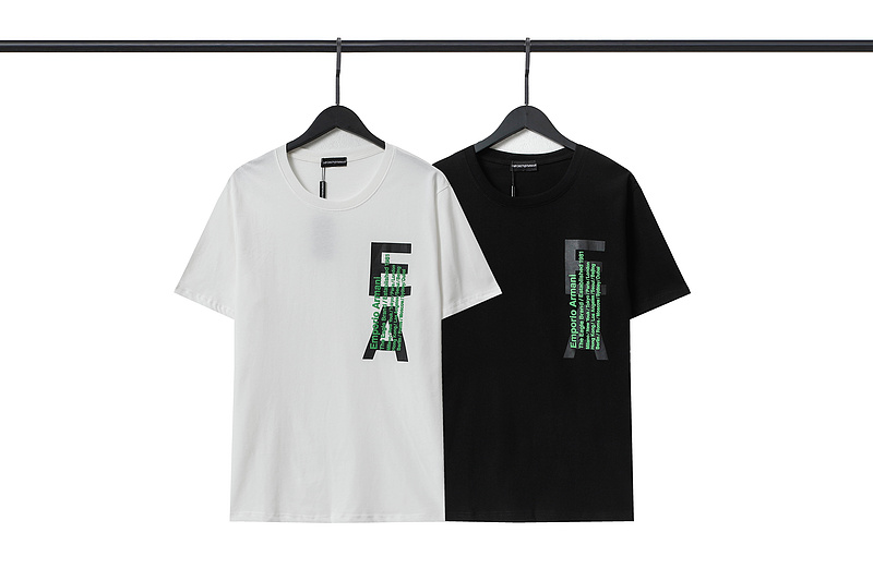 Футболка Emporio Armani With The Inscription And Letters EA "White" фото № 2