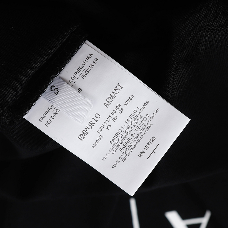 Футболка Emporio Armani Print Of The City "Black" фото № 7