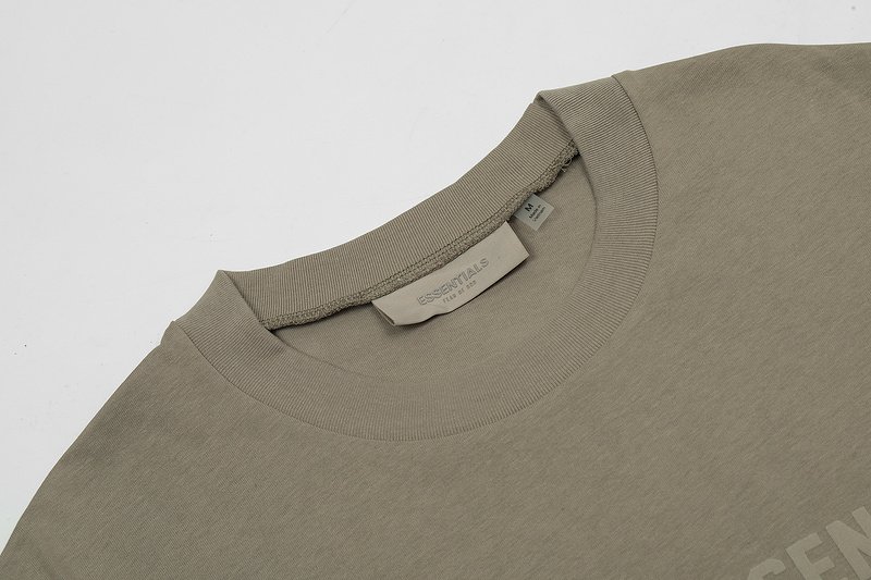 Футболка Fear Of God With A Text Logo "Brown/Gray" фото № 3