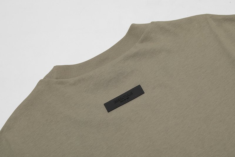 Футболка Fear Of God With A Text Logo "Brown/Gray" фото № 5