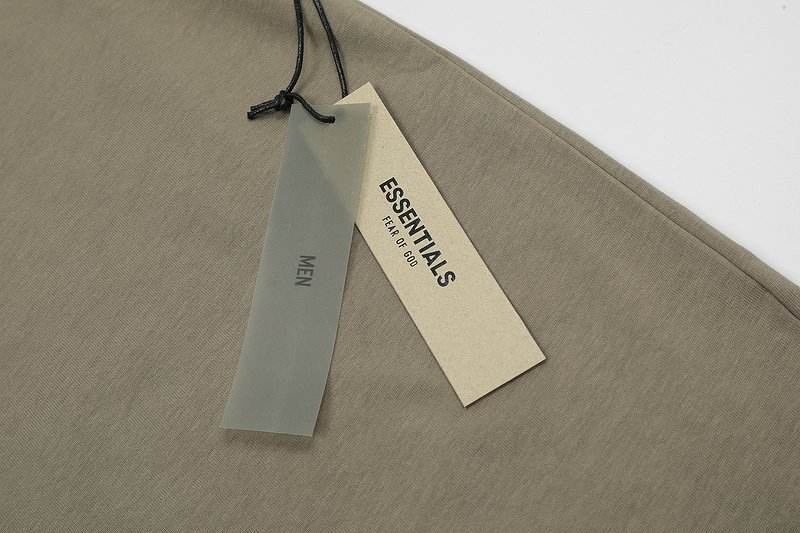 Футболка Fear Of God With A Text Logo "Brown/Gray" фото № 7