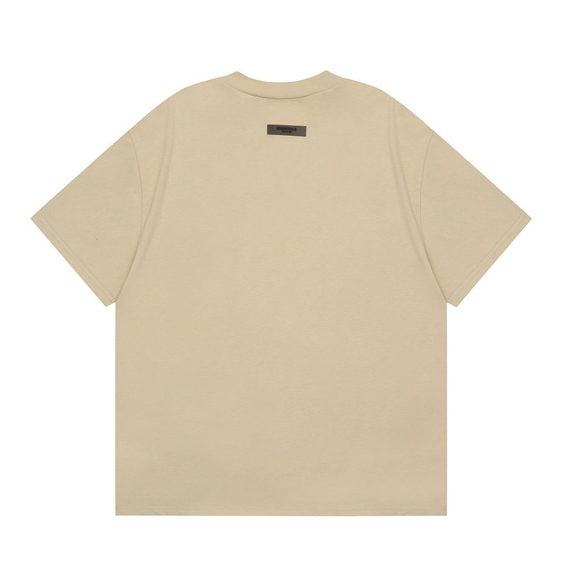 Футболка Fear Of God With Text "Beige" фото № 2