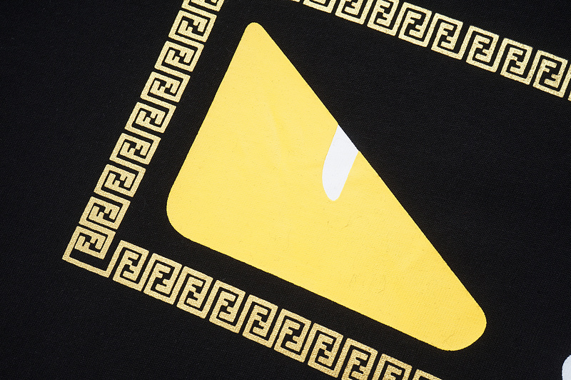 Футболка Fendi X Versace Half Logo "Black" фото № 7