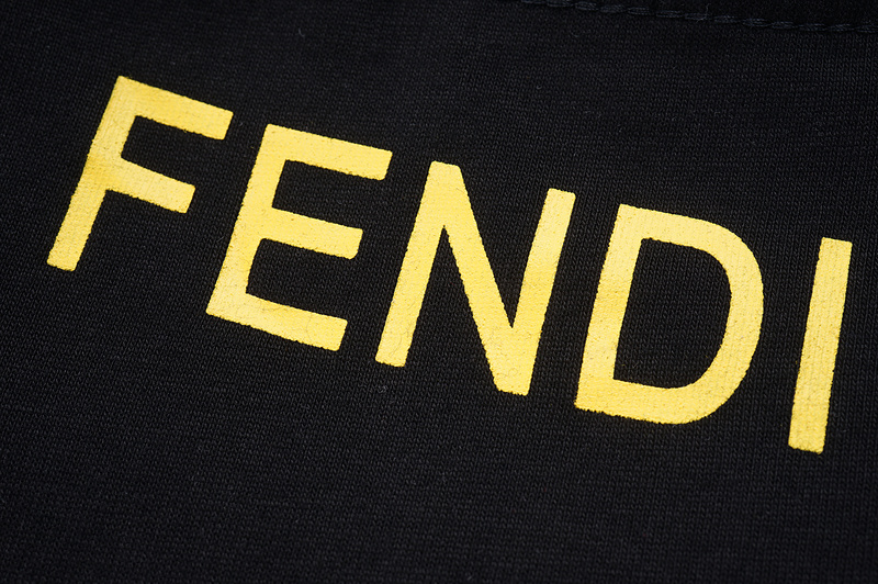 Футболка Fendi X Versace Half Logo "Black" фото № 2