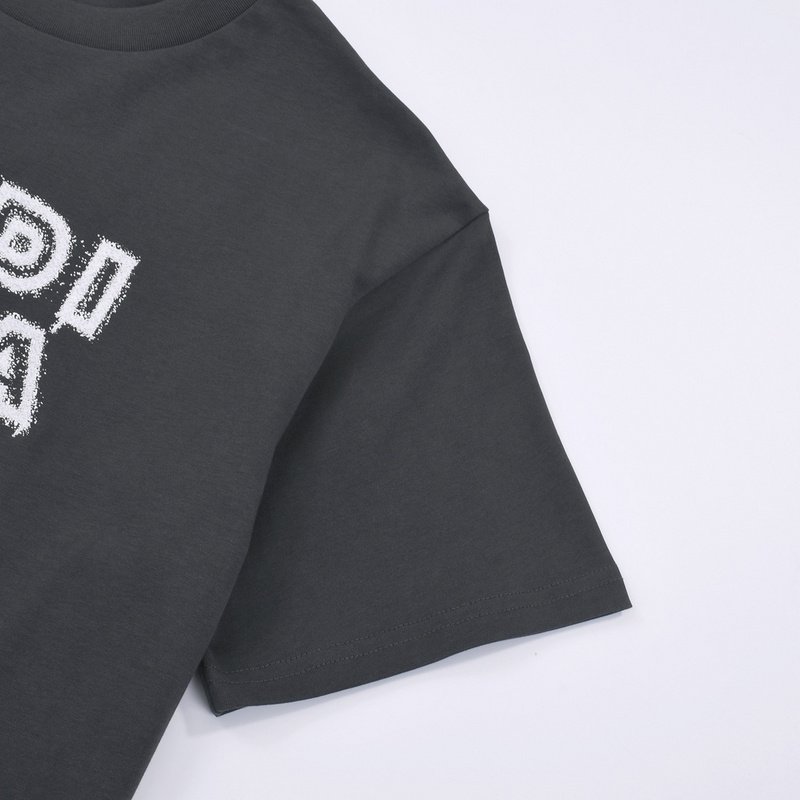 Футболка Fendi With Brand Logo Print "Gray" фото № 4