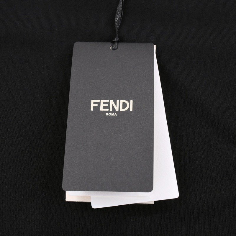 Футболка Fendi Color Separation "Black/Gray" фото № 4