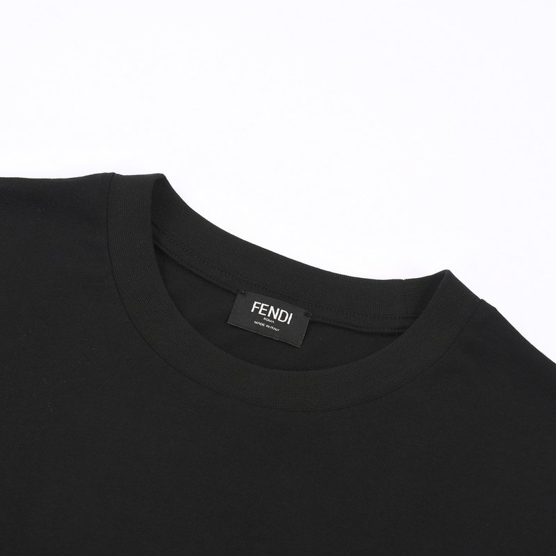 Футболка Fendi Color Separation "Black/Gray" фото № 5