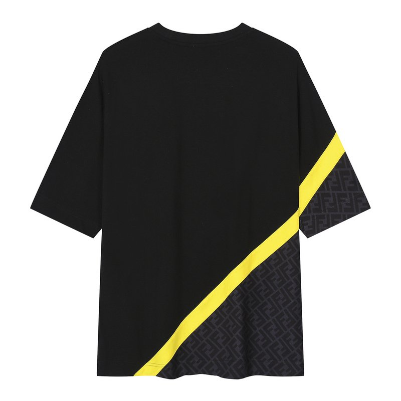 Футболка Fendi Color Separation "Black/Gray" фото № 6