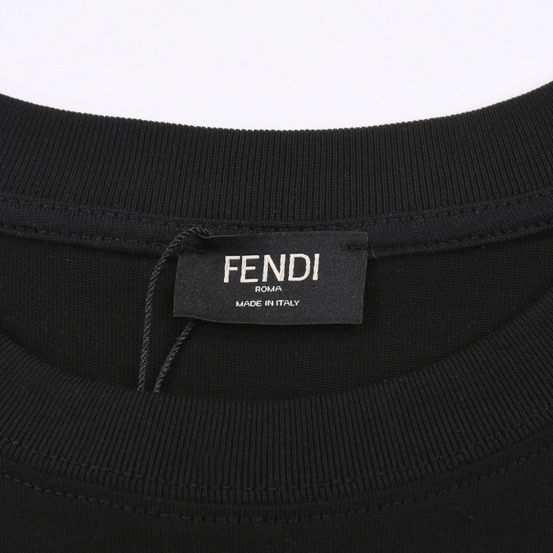Футболка Fendi Stylish Doll "Black" фото № 7