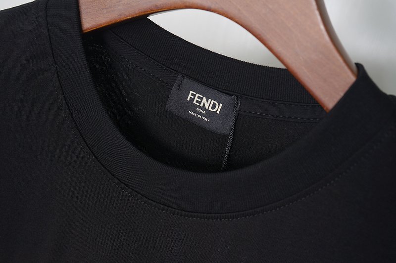 Футболка Fendi Cowboy "Black" фото № 3