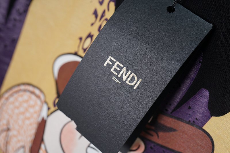 Футболка Fendi Cowboy "Black" фото № 4