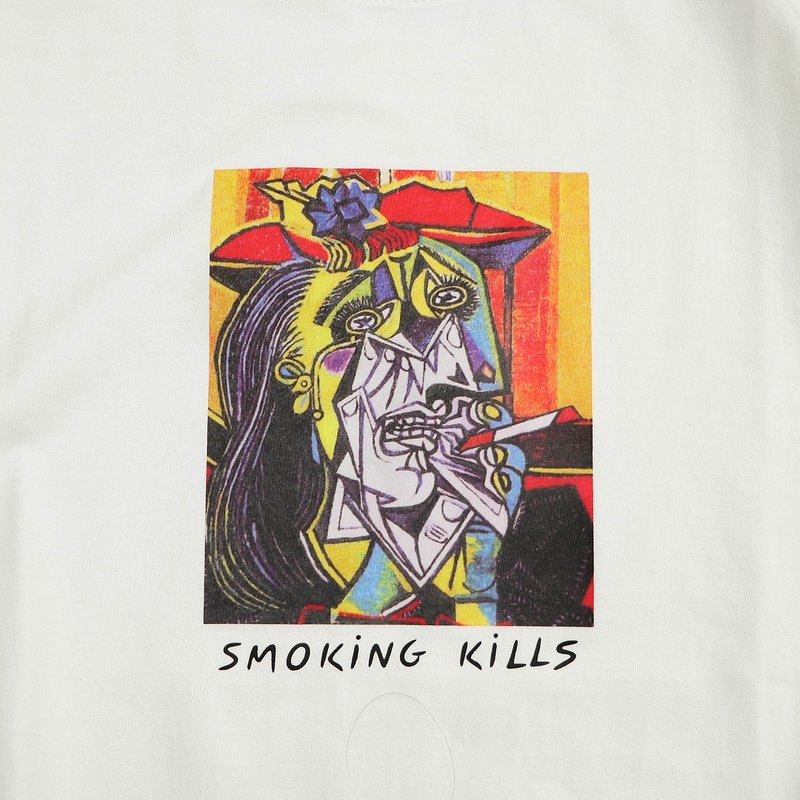 Футболка FR2 Picture Smoking Kills "White" фото № 3