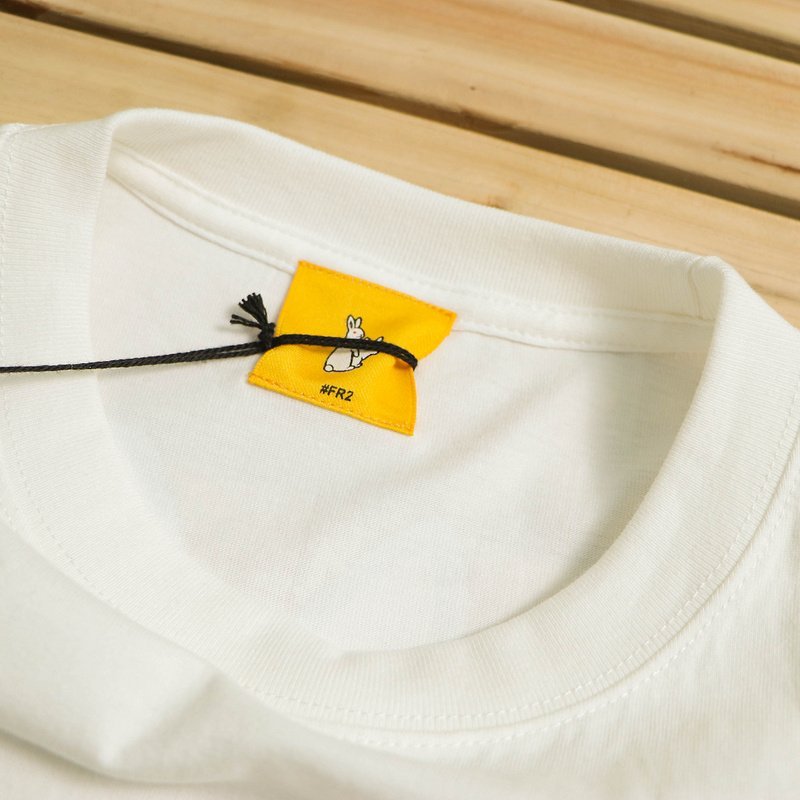 Футболка FR2 Rabbits Burger "White" фото № 3