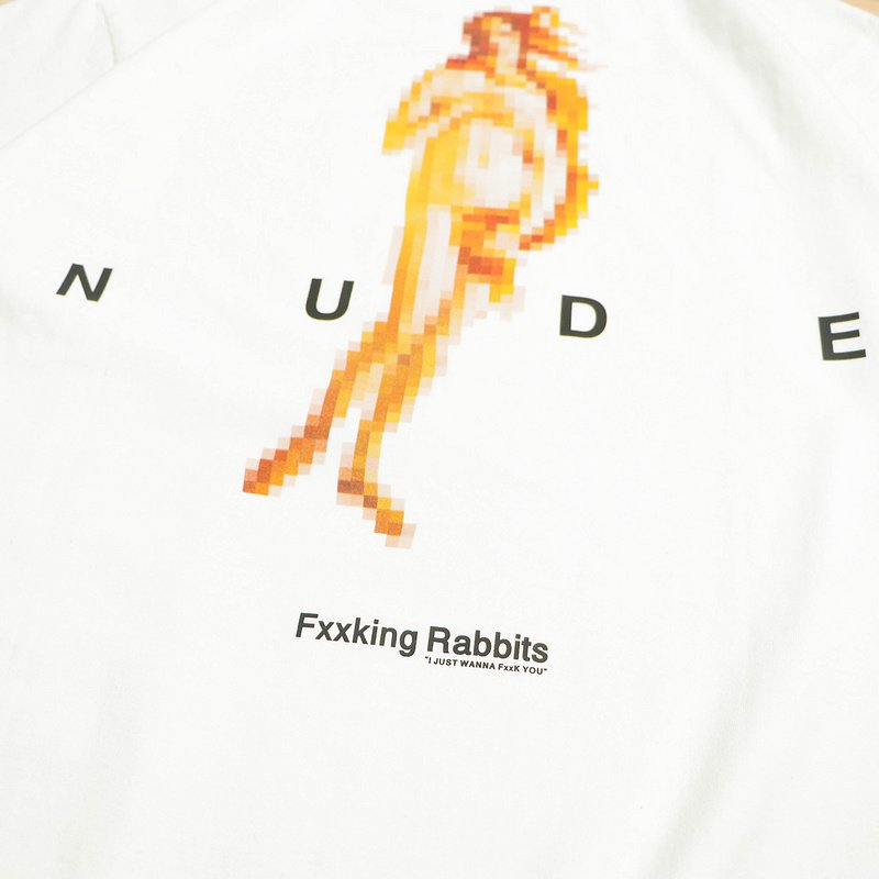 Футболка FR2 Pixel Nude "White" фото № 4