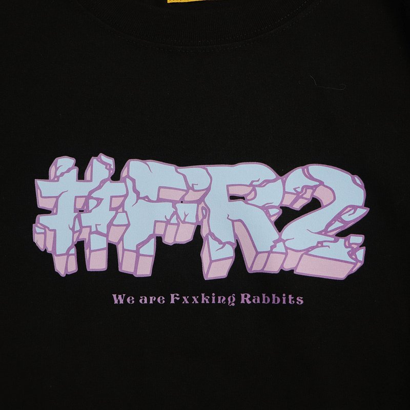 Футболка FR2 Graffiti Print "Black" фото № 2