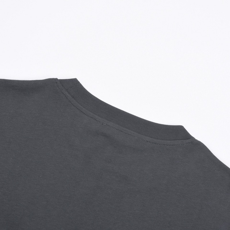 Футболка Givenchy Logo With Rhinestones "Gray" фото № 4