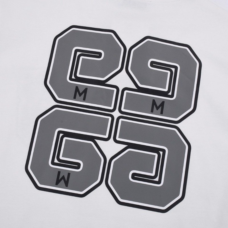 Футболка Givenchy With Logo And Number 52 "White" фото № 4
