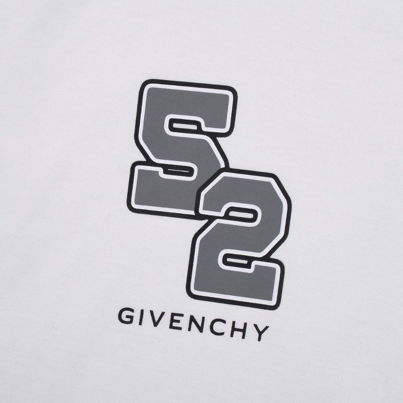 Футболка Givenchy With Logo And Number 52 "White" фото № 2