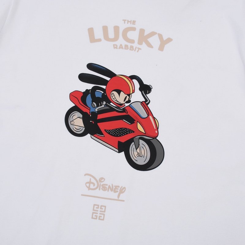 Футболка Givenchy X Disney The Lucky Rabbit "White" фото № 4
