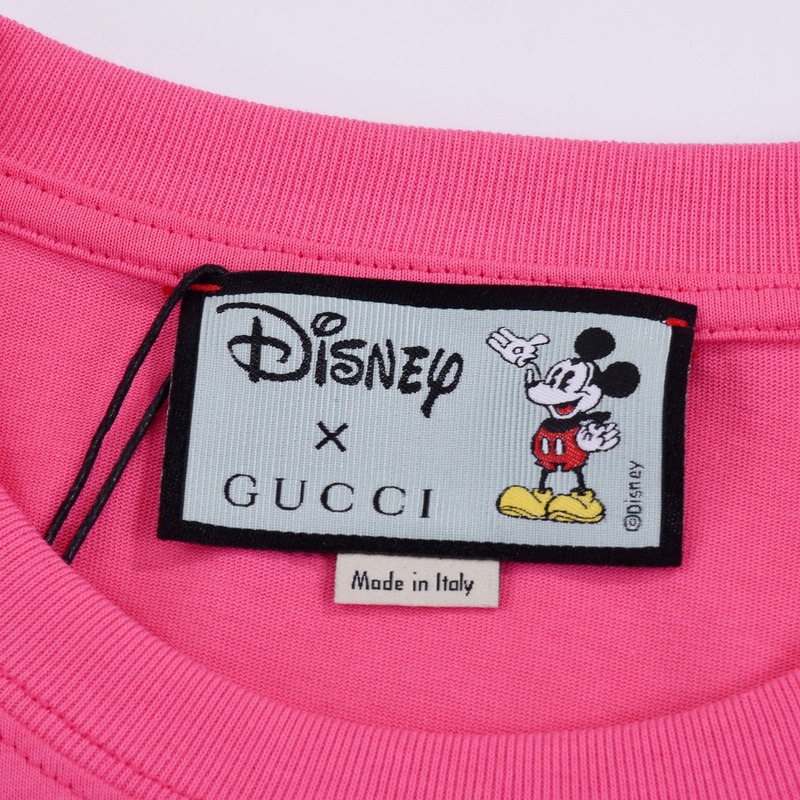 Футболка Gucci X Disney The Mysterious Mickey Mouse "Pink" фото № 7